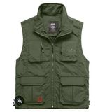 İçi Peluşlu Haki Renk Outdoor Kışlık Yelek