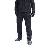 İçi Polarlı Kışlık İthal Softshell Rüzgar Geçirmez Su İtici Kumaş Erkek Pantolon, Siyah, M