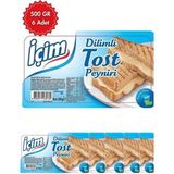 İçim Dilimli Tost Peyniri 500 gr x 6 Adet | Pratik Dilimlenmiş Peynir | Kahvaltı ve Tost için - 3 kg