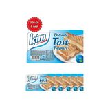 İçim Dilimli Tost Peyniri 500 Gr X 6 Adet | Pratik Dilimlenmiş Peynir | Kahvaltı Ve Tost İçin
