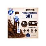 İçim Fit Yüksek Proteinli Laktozsuz Kakaolu Süt 400ml x 12 Adet