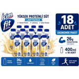 İçim Içim Fıt Vanılya Laktozsuz Yüksek Proteınlı Süt 400 ml x 18 Adet