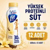 İçim Içim Fit Vanilya Yüksek Proteinli Laktozsuz Süt 400 ml x 12 Adet