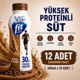 İçim Içim Fit Yüksek Proteinli Laktozsuz Kahveli Süt 400 ml x 12 Adet