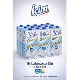İçim Içim Laktozsuz Süt 1lt x 12 Adet