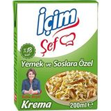 İçim Şef %18 Krema (200 ml) X8 Paket