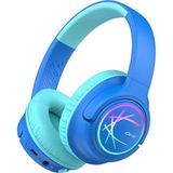 Iclever BTH18 LED Işıklı Çocuk Bluetooth Kulaklık -Mavi BPA Free