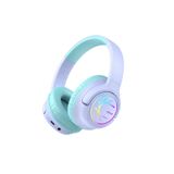 İclever Bth18 Led Işıklı Çocuk Bluetooth Kulaklık -Mor