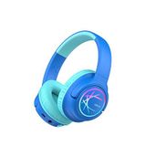 Iclever Bth18 Led Işıklı Unisex Çocuk Kulak Üstü Bluetooth Kulaklık - Mavi
