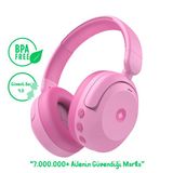 İclever Bth20 Aktif Gürültü Engelleme Özellikli Çocuk Bluetooth Kulaklık -Pembe