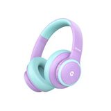 Iclever Bth26 Gürültü Engelleme Özellikli Yeşil Unisex Çocuk Kulak Üstü Bluetooth Kulaklık - Mor