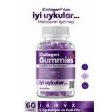 icollagen İyi Uykular Kolajen Jelibonu - Kedi Otu & 5 Tip Kolajen