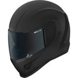 Icon Airform Dark Kapalı Motosiklet Kaskı Mat Siyah - XL