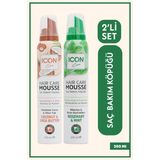 Icon Care Saç Bakım Köpüğü Coconut-Shea Butter & Rosemary-Mınt 2'li Set