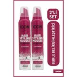 Icon Care Saç Şekillendirici Köpük Curl 2'li Set Belirginleştirici Etki 200 ml Vegan Formül