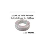 Icon Kablo 2x0,75 mm Kordon Kablo Cca 100 mt Kampanya - Çok Renkli