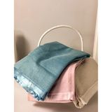 ICON SILK %100 Saf Ipek Bebek Battaniyesi (Açık Mavi)