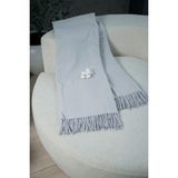 ICON SILK %100 Saf Ipek Koltuk Şalı (Açık Gri) - 150 x 170 cm