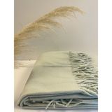 ICON SILK %100 Saf Ipek Koltuk Şalı (Açık Yeşil) - 150 x 170 cm