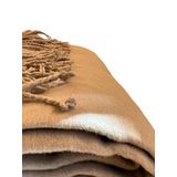 ICON SILK İpek Şal Battaniye (Şampanya)