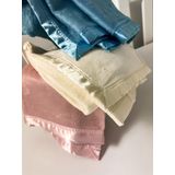 ICON SILK Organik Bambu Bebek Battaniyesi (75 cm * 100 cm) 1 Adet (Fildişi)