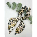 Icon Silk Saf Ipek Fiyonk Toka (Leopar Desenli)