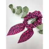 Icon Silk Saf Ipek Fiyonk Toka (Purple Leopard) - Bordo - Siyah