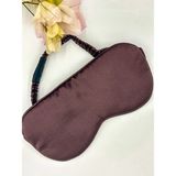 Icon Silk 'sleep & Glow' %100 Saf Ipek Uyku Maskesi Göz Bandı (Acı Çikolata)
