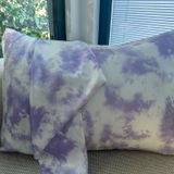 ICON SILK%100 Saf 19 momme İpek Yastık Kılıfı (50 cm * 70 cm) 1 Adet (Marble Purple)
