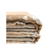 ICON SILK%100 Saf İpek Battaniye (150 cm * 210 cm) 1 Adet (Şampanya Rengi)