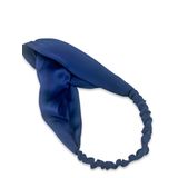 ICON SILK%100 Saf İpek Saç Bandı (Lacivert)