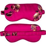 Icon SILK%100 Saf Ipek Uyku Maskesi Göz Bandı (Fuşya) - Çok Renkli