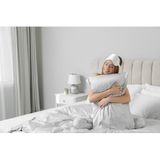 ICON SILK%100 Saf İpek Yastık Kılıfı (50 cm * 70 cm) 1 Adet (Gümüş Gri)
