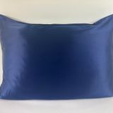 ICON SILK%100 Saf İpek Yastık Kılıfı (50 cm * 70 cm) 1 Adet (Lacivert)