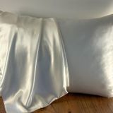 ICON SILK%100 Saf İpek Yastık Kılıfı (50 cm * 70 cm) 1 Adet (Off White)