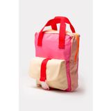 ICONE BAG Icone Kız Çocuk Çanta, Çift Renkli Kilit Detaylı Küçük Sırt Çantası, El Ve Omuzda Taşınabilir