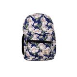 ICONE BAG Icone Mavi Çiçek Baskılı Sırt Çantası