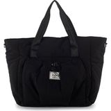 ICONE BAG Icone Önü Büzgü Cepli Fermuar Kapamalı Yoga, Pilates, Fitness ,Gym Spor Çantası Siyah