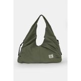 ICONE BAG Icone Pliseli Fermuarlı Yoga Çantası, Fitness Çantası, Gym Heybe Görünümlü Pliseli Haki Spor Çantası