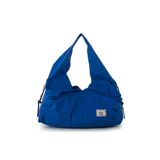 ICONE BAG Icone Pliseli Fermuarlı Yoga Çantası, Fitness Çantası, Gym Heybe Görünümlü Pliseli Saks Spor Çantası