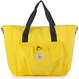 İcone Bag Kadın Spor Çantası Fermuarlı Büzgü Cepli Dayanıklı Malzeme ile 37x35x15 cm - Sarı