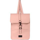 İcone Bag Mat Suni Deri Kanca Kapamalı Sırt Çantası - Pembe