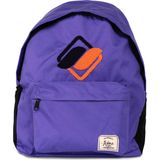 İcone Bag Önü Nakışlı, Laptop Bölmeli Unisex Sırt Çantası, Okul Çantası, Back To School - Mor