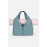 İcone Bag Pliseli Spor Çanta, Su Geçirmez Kumaş Spor Çanta, Omuz Çantası, Çok Cepli Spor Çanta - Su Yeşili