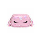 ICONE BAG Unicorn Nakışlı Kız Çocuk Çantası, Çocuk Omuz Çantası, Unicorn Çanta