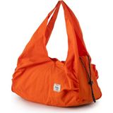 İcone Bag Yoga İçin Tasarlanmış Orta Boy Spor Omuz Çantası Turuncu Deri Malzemeden Üretildi