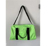 Icone Unisex Paraşüt Kumaş Önü Cepli Spor Fitness Gym Çantası,%100 Polyester (NEON YEŞİL)