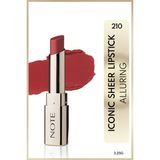Iconic Sheer Lipstick Nemlendirici Parlak Ruj 210 Alluring - Kırmızı