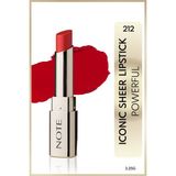 Iconic Sheer Lipstick Nemlendirici Parlak Ruj 212 Powerful - Kırmızı