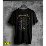 Iconmadness Metallica Baskılı Müzik Tişört Kısakollu Tshirt Çok Renkli